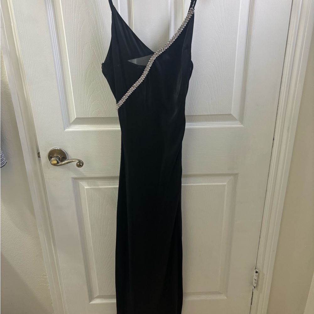 Silk Black Maxi Dress